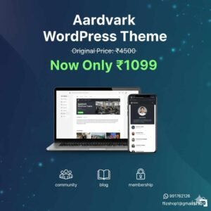 Aardvark WordPress Theme – Premium Website Design for Only ₹1099