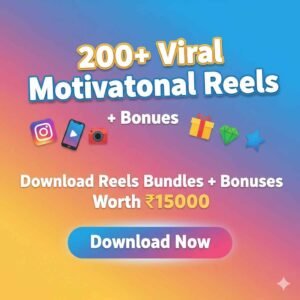 200+ Viral Motivational Reels for Instagram + Bonuses | FlizShop