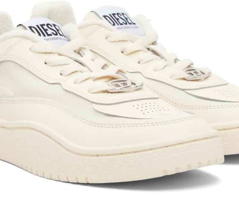 Diesel S-Oval Skate Low White